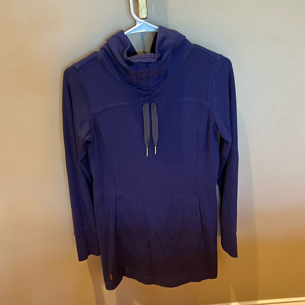 Lole scrunch turtle neck. XS dark blue/ purple
